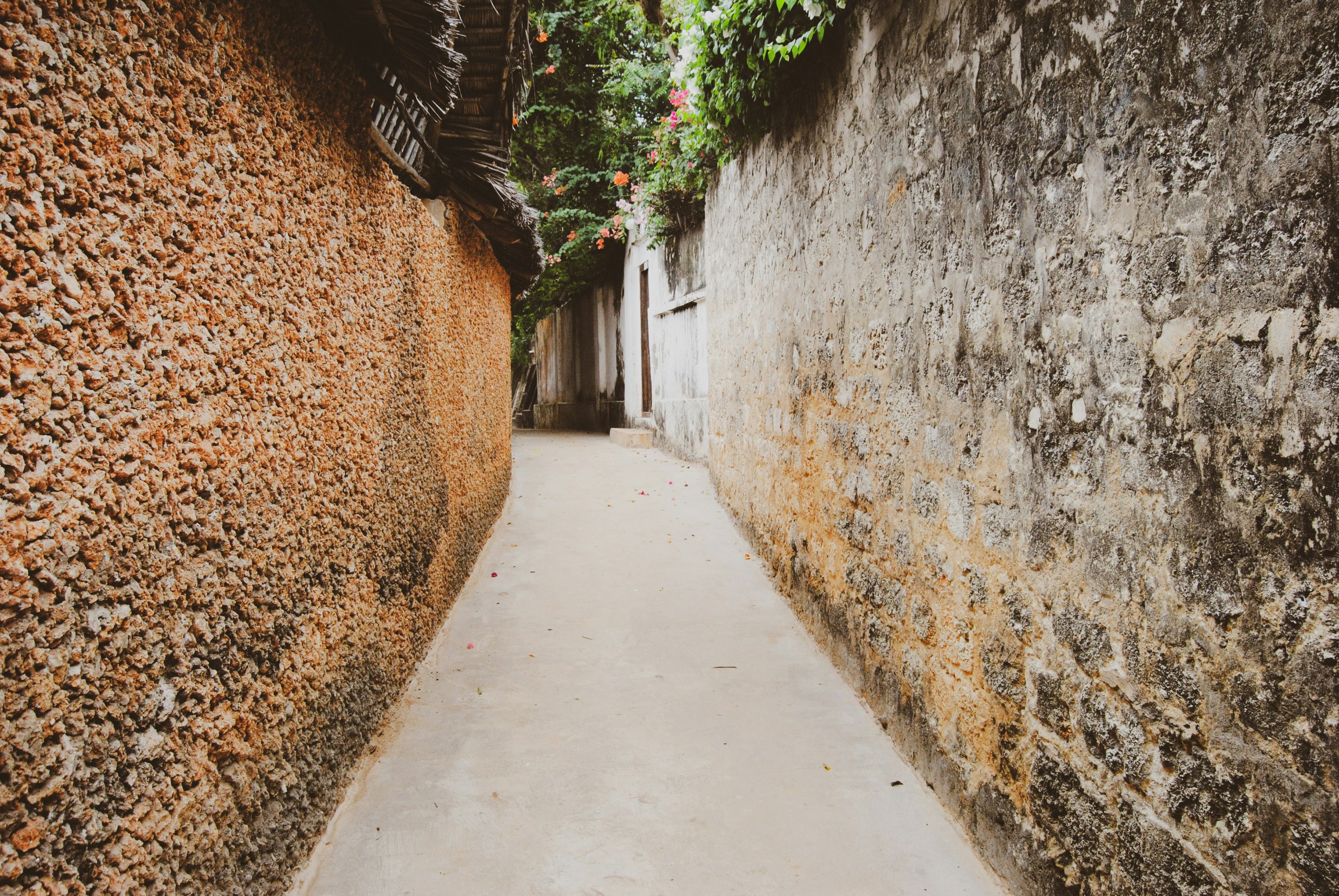 Vista de calle en Lamu